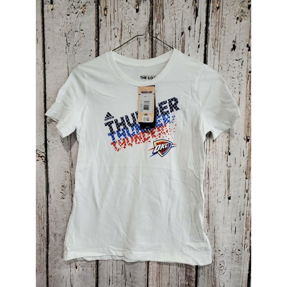 adidas Other - Adidas Youth Medium 10/12 OKC Thunder NBA Basketball Go-To Tee T-Shirt‎ Tshirt